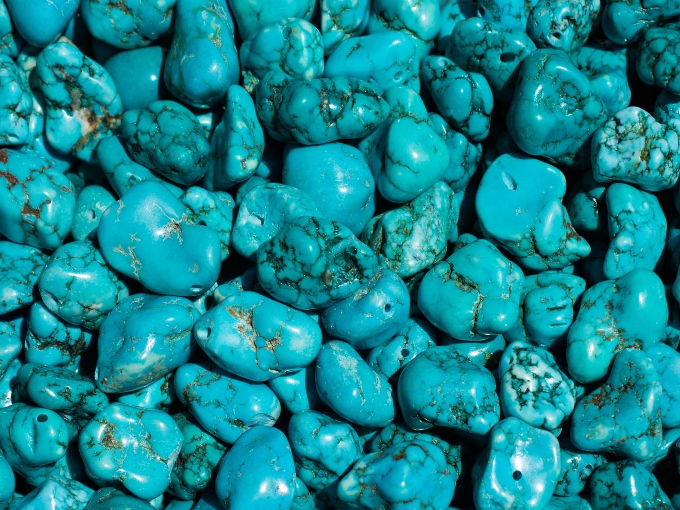 Turquoise crystals