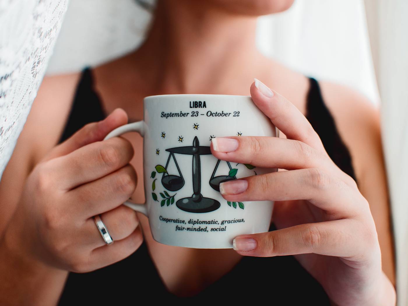Libra zodiac cup