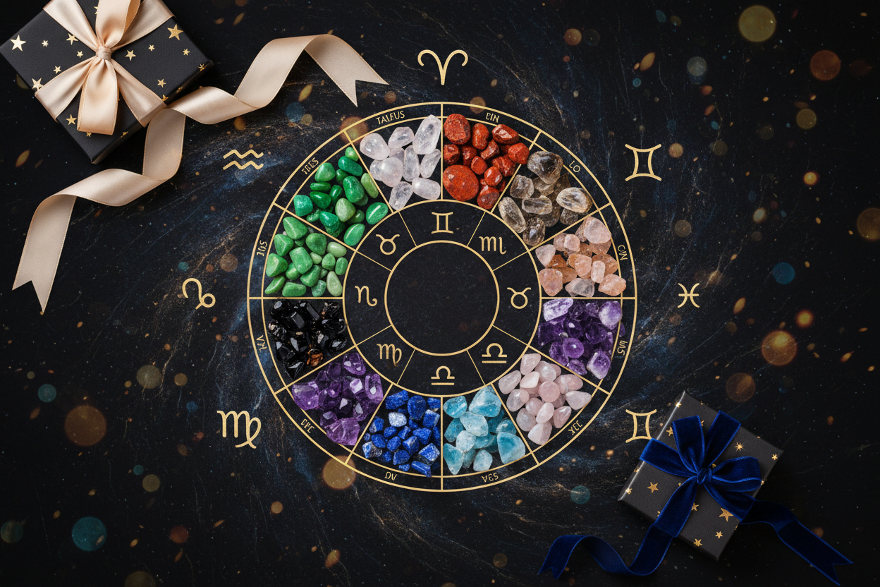 Birthday Crystal Gifts by Zodiac Sign