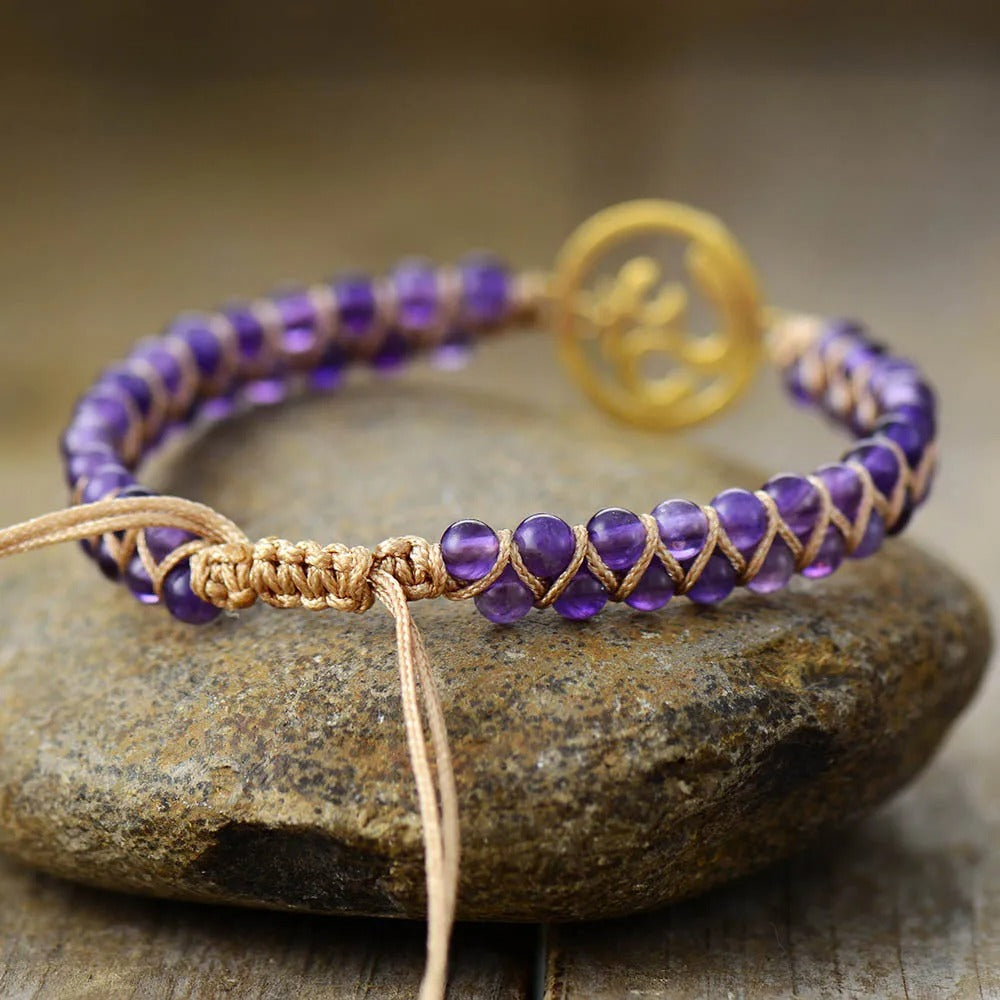 Avatar OM Amethyst Bracelet