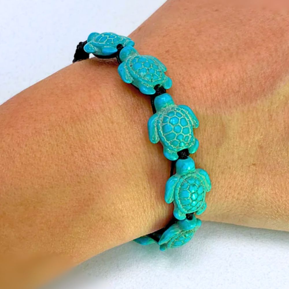 Turquoise Turtles Bracelet - TeamPlanting