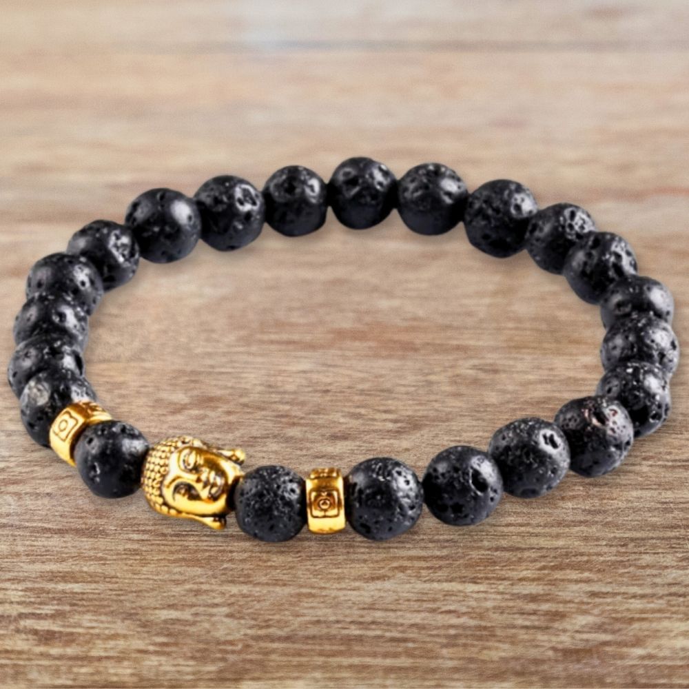Lava Buddhist Bracelet - TeamPlanting