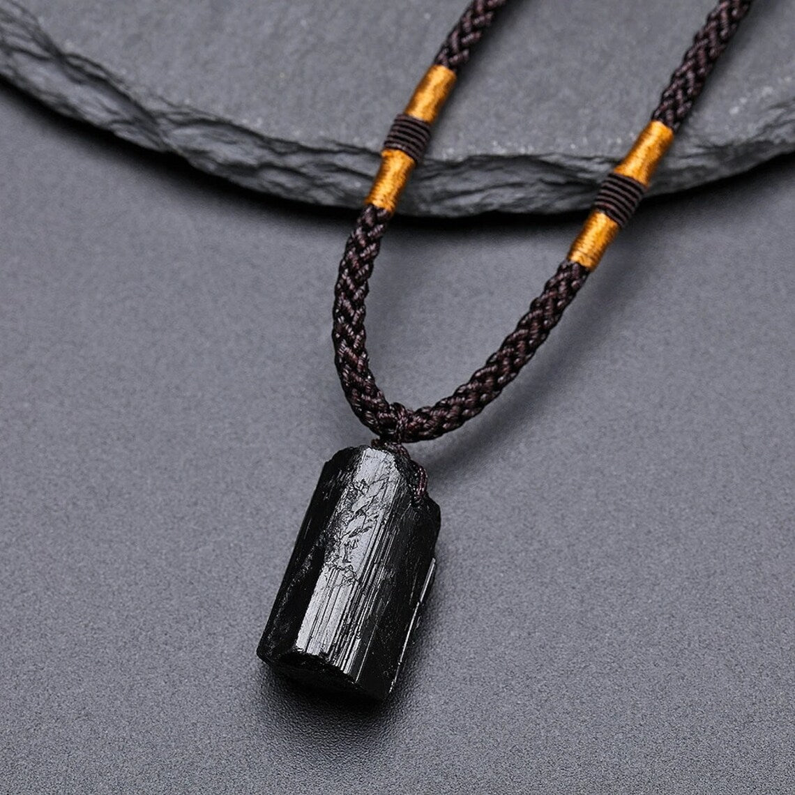 Raw Tourmaline Necklace - TeamPlanting