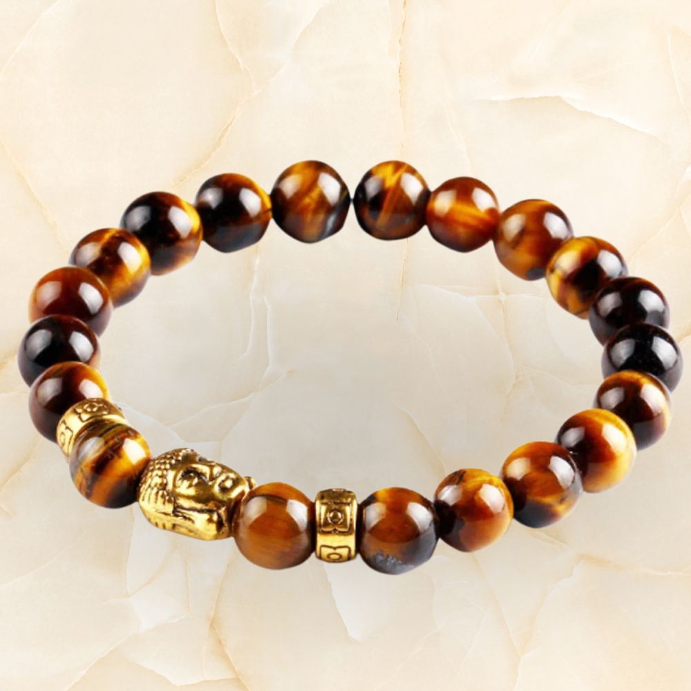 Tiger's Eye Buddhist Bracelet - TeamPlanting