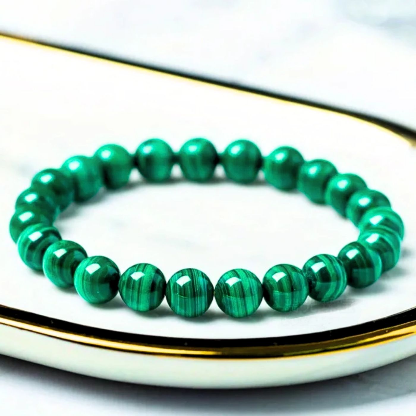 Forest Serenity Malachite Bracelet - TeamPlanting