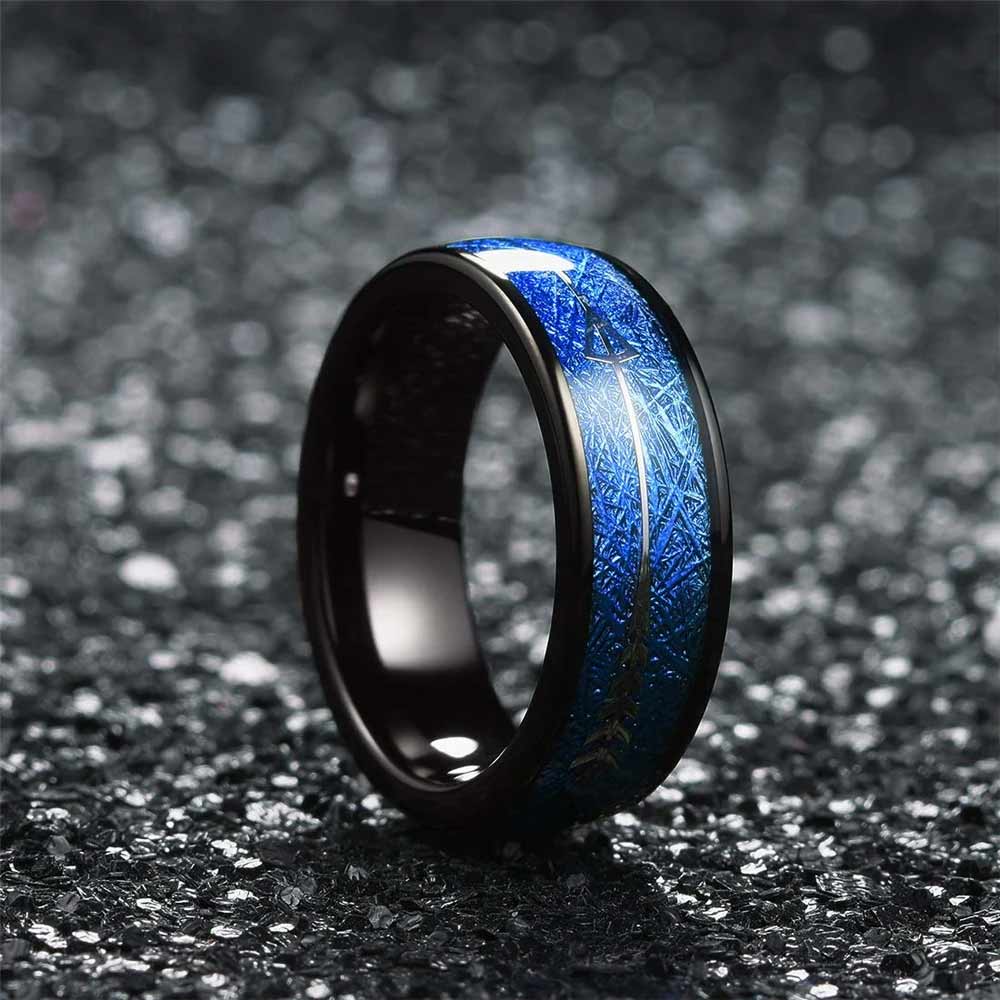 Poseidon Blue Opal Arrow Ring - TeamPlanting