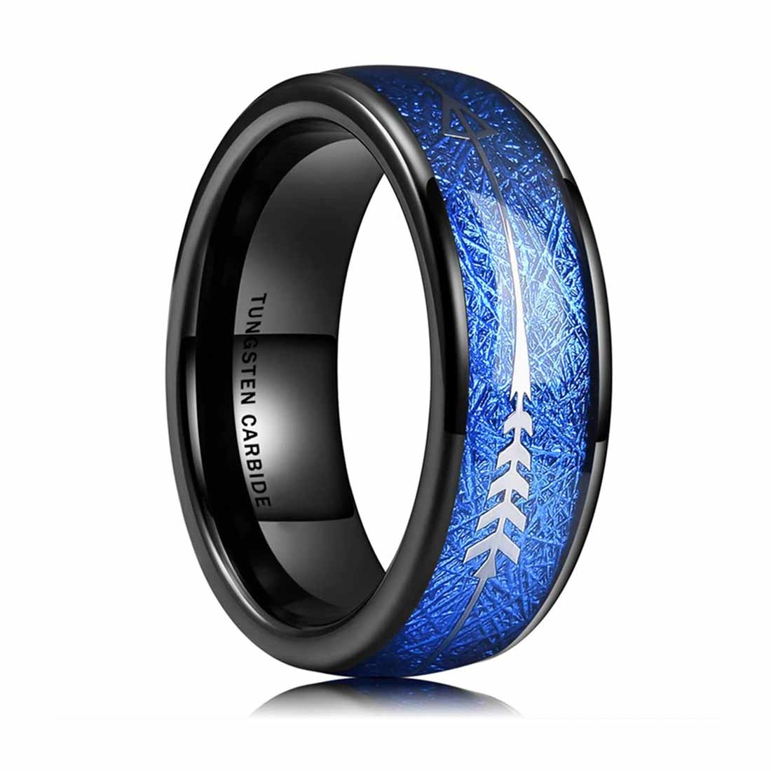 Poseidon Blue Opal Arrow Ring - TeamPlanting
