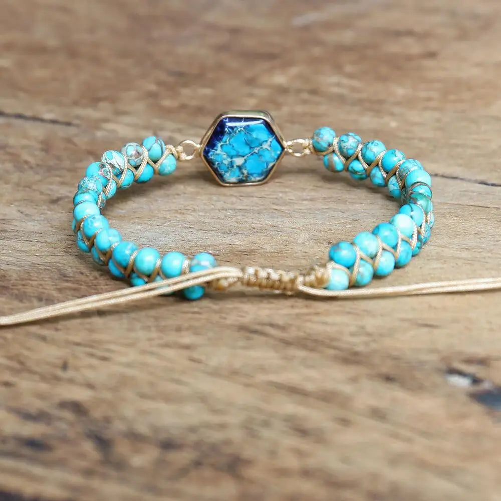Abyss Jasper Turquoise Bracelet
