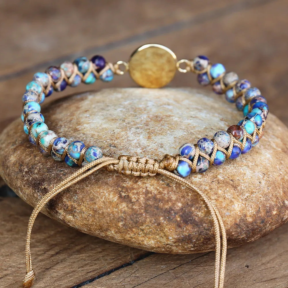 Galactica Apatite Orgone Bracelet