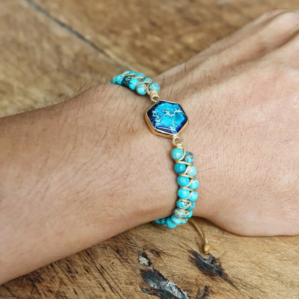 Abyss Jasper Turquoise Bracelet
