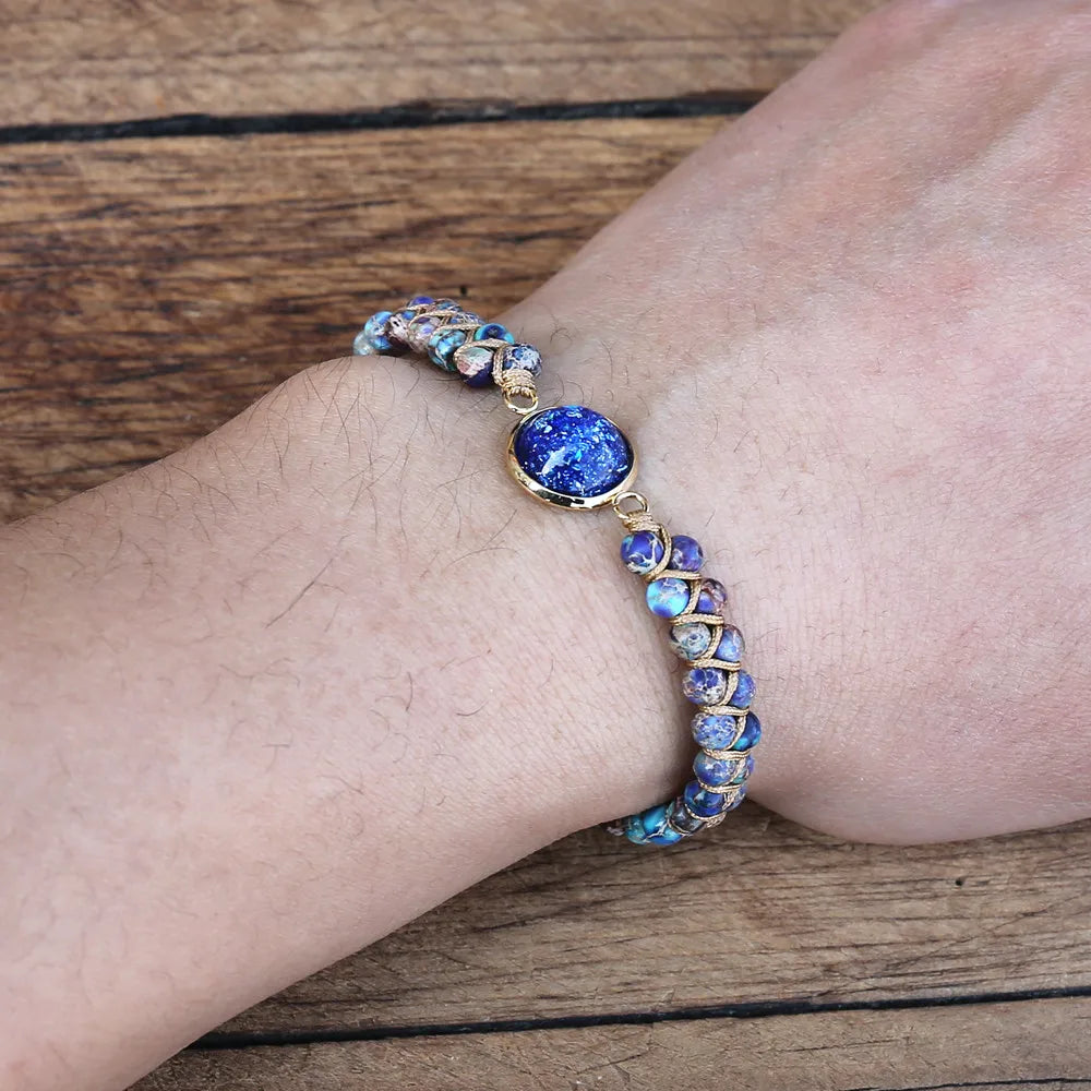 Galactica Apatite Orgone Bracelet