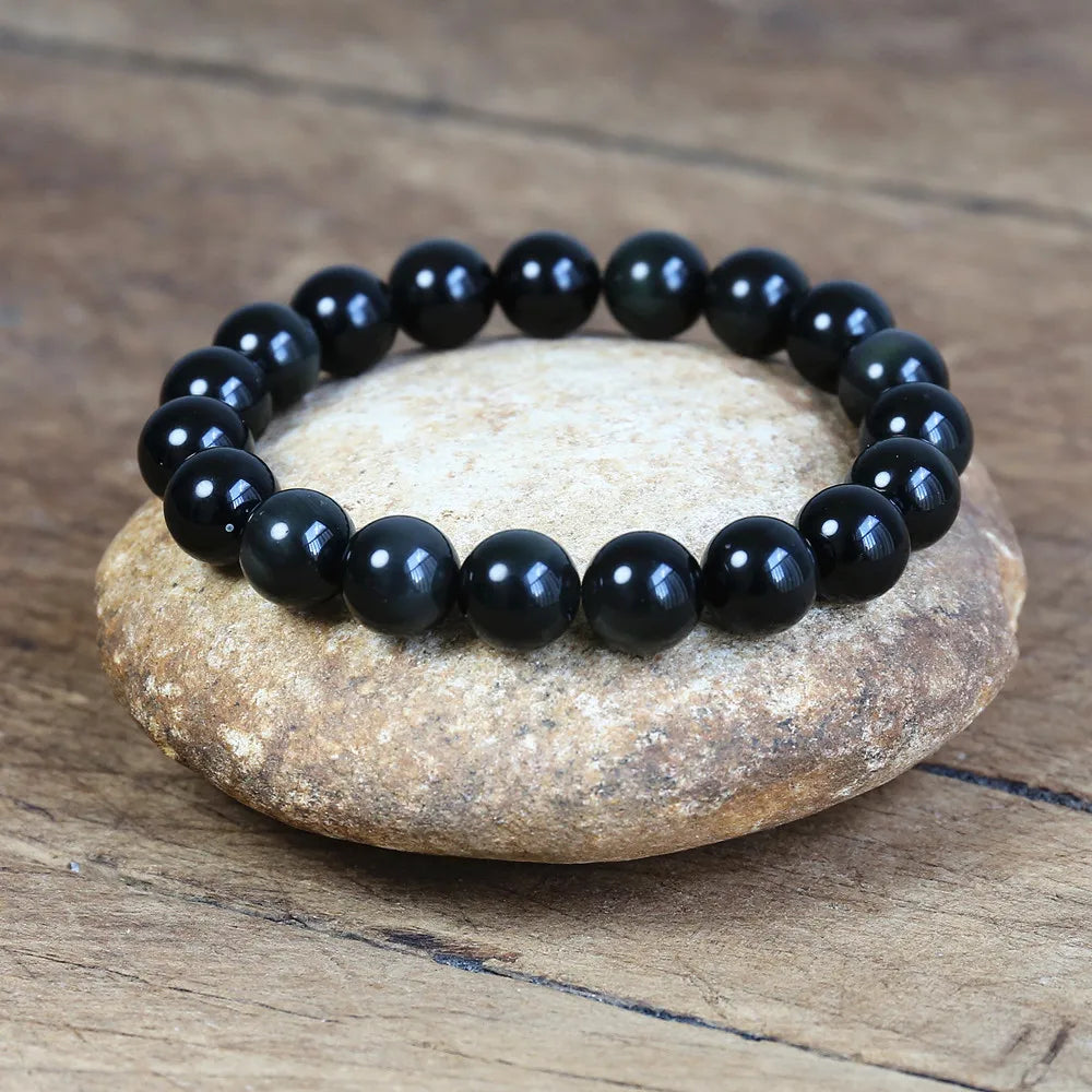 Obsidian Constellation Bracelet