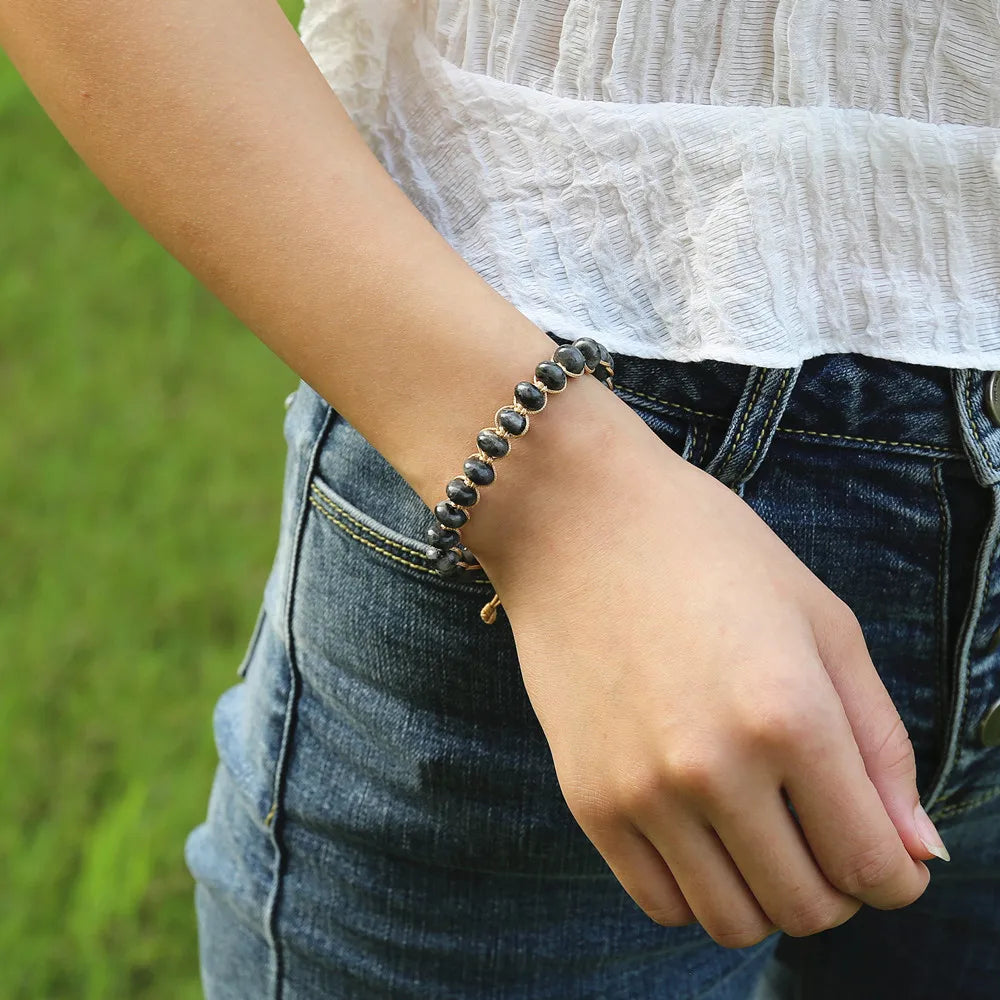 Eliptic Labradorite Bracelet