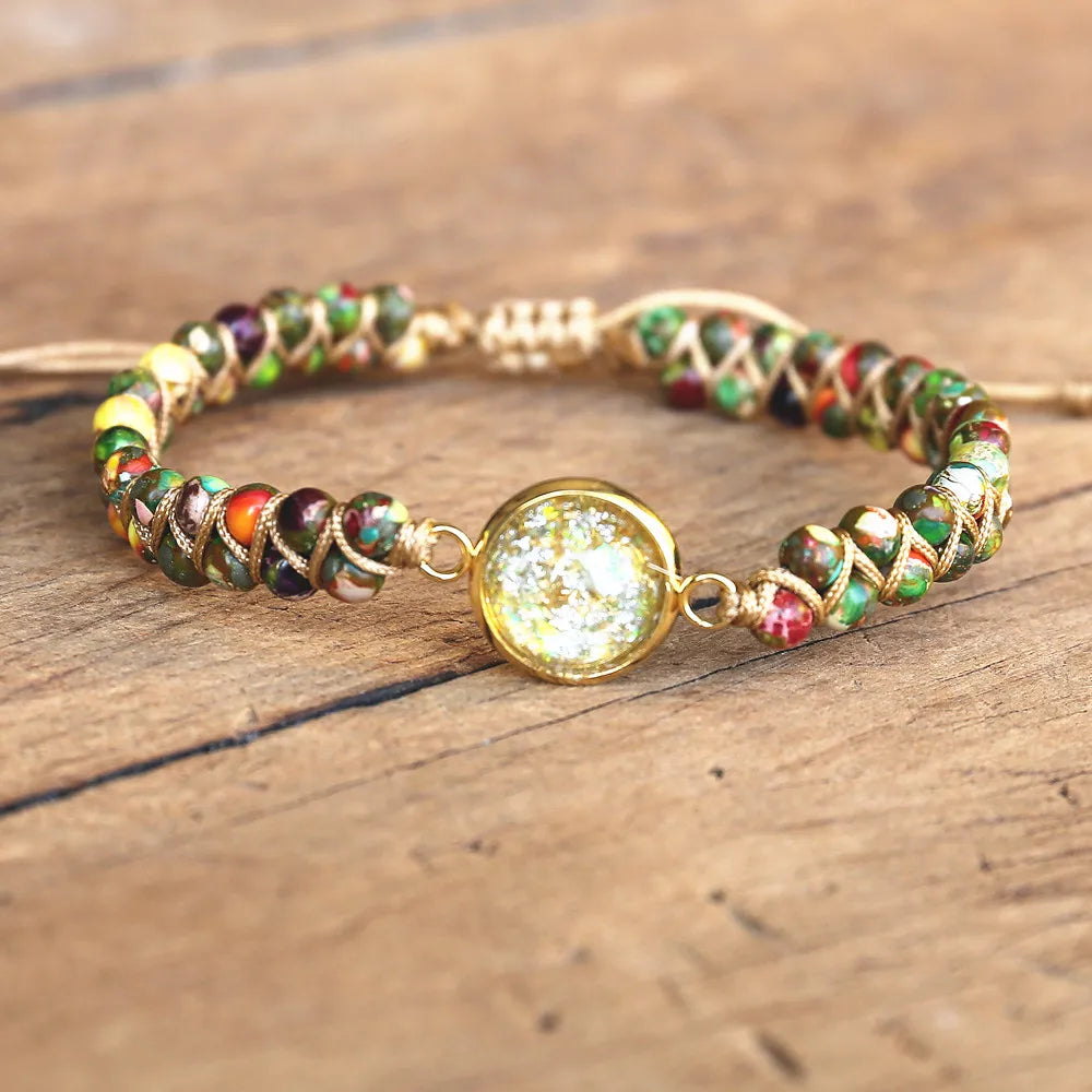 Dragon's Breath Jasper Orgone Bracelet