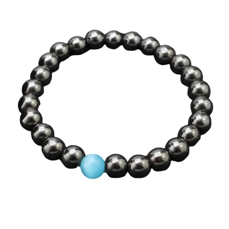 Focused Aquamarine Hematite Bracelet - TeamPlanting