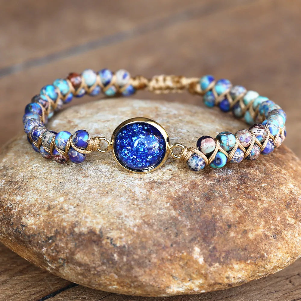 Galactica Apatite Orgone Bracelet