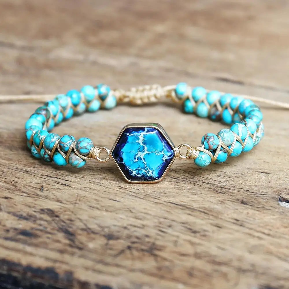 Abyss Jasper Turquoise Bracelet