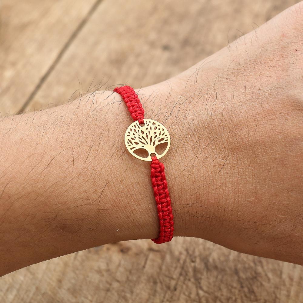 Odin's Tree Red String Bracelet - TeamPlanting
