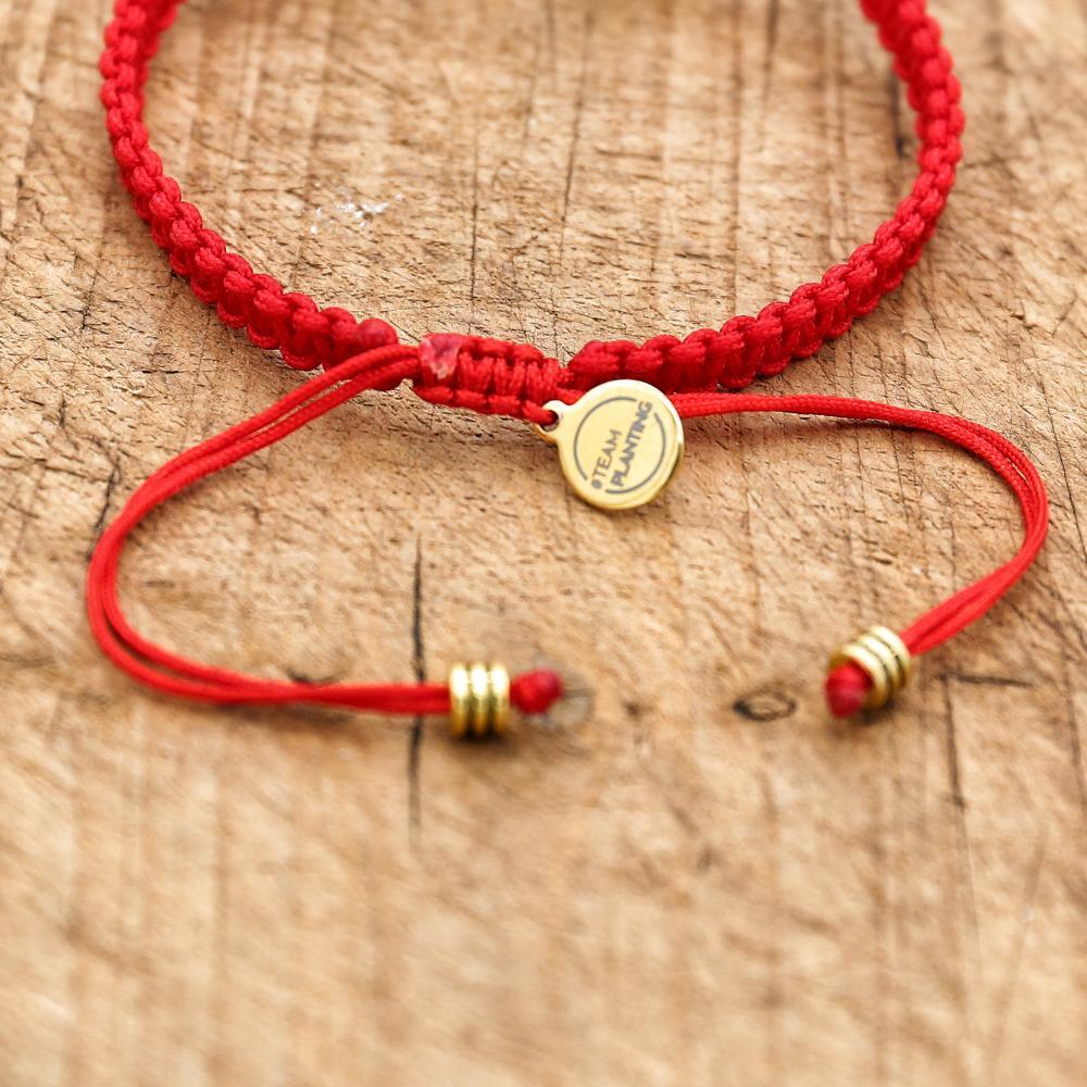 Crimson Turtle Red String Bracelet - TeamPlanting