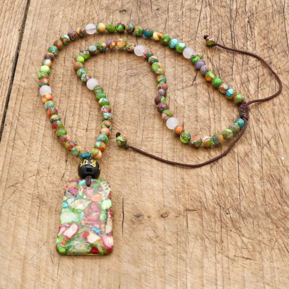 Monolith Sediment Green Necklace