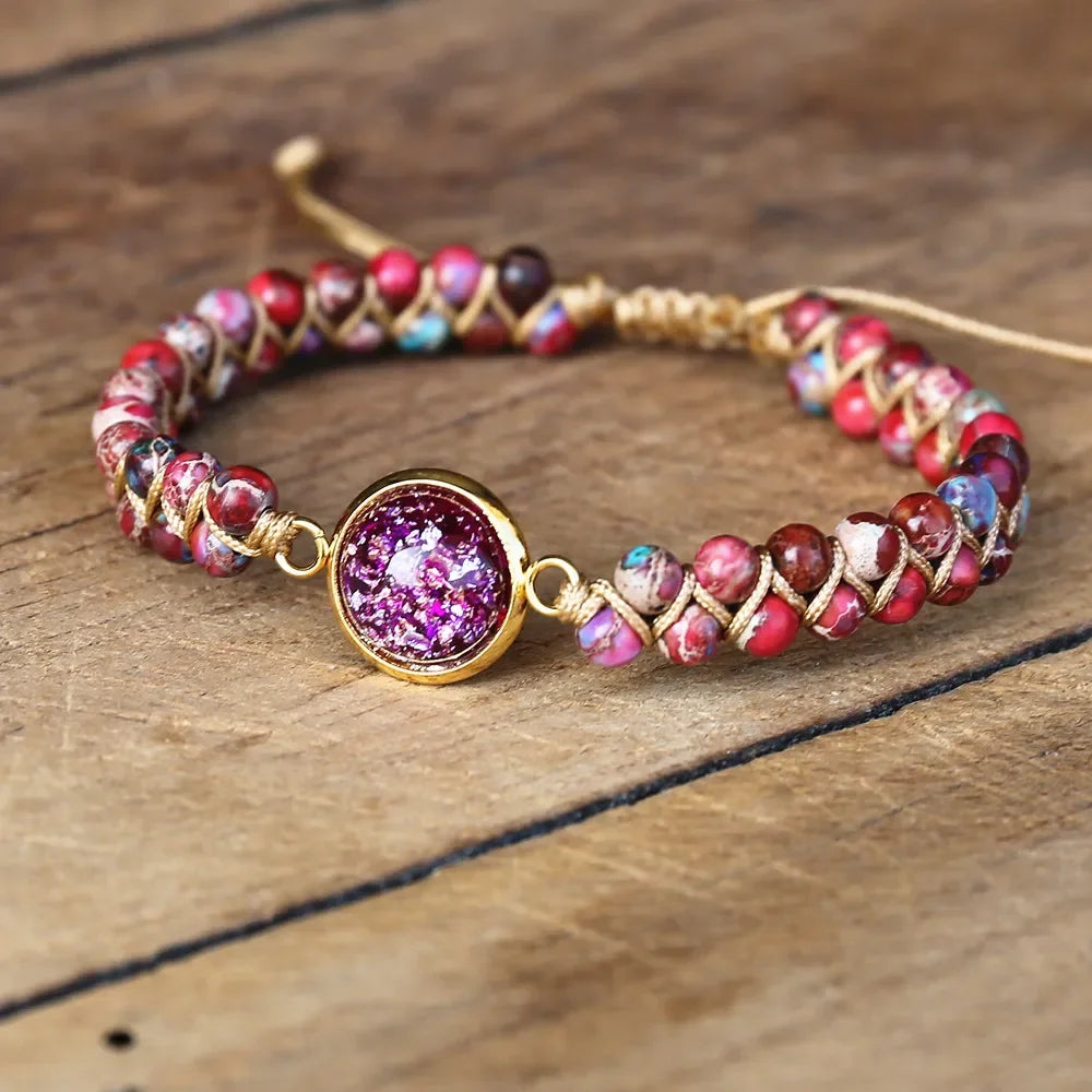 Pink Oasis Jasper Orgone Bracelet