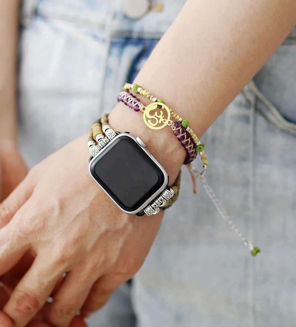 Avatar OM Amethyst Bracelet