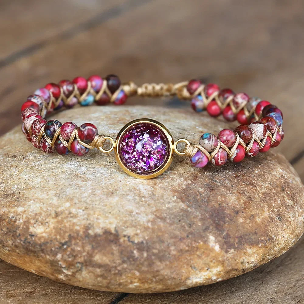 Pink Oasis Jasper Orgone Bracelet