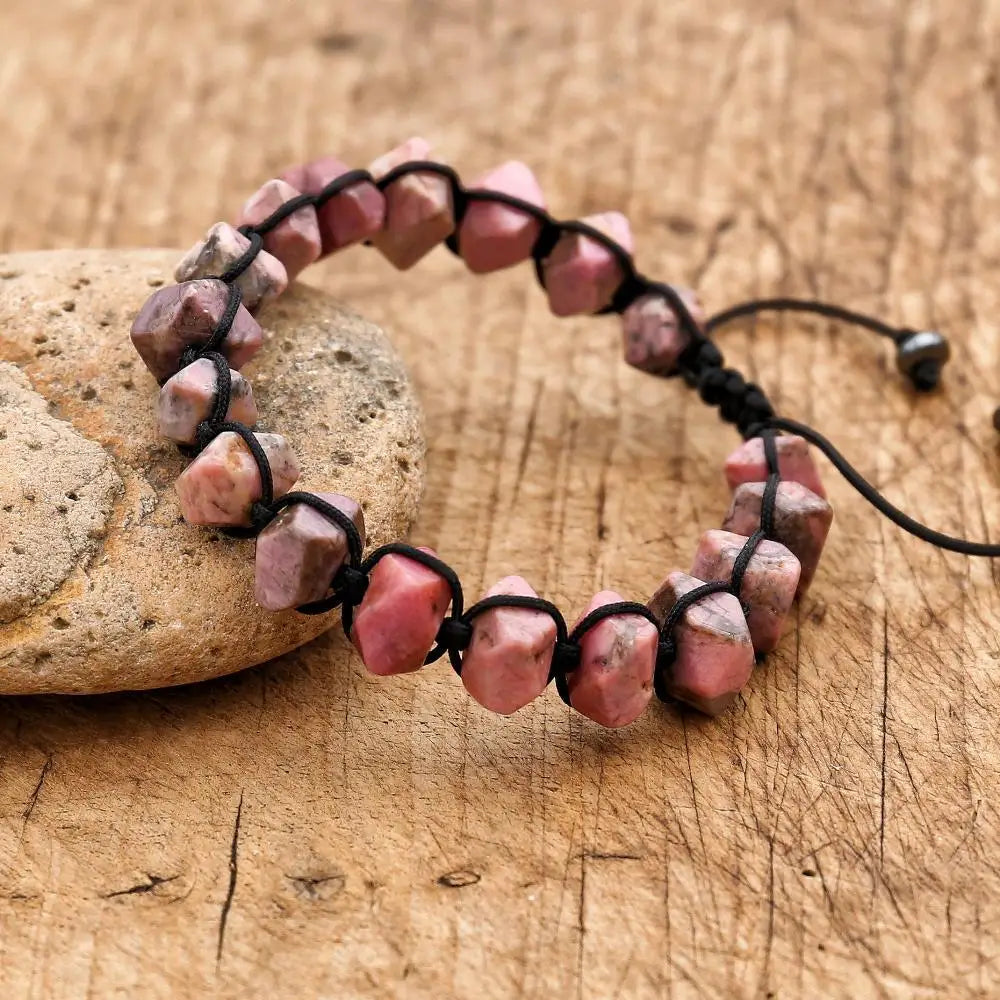 Rocky Rhodonite Bracelet