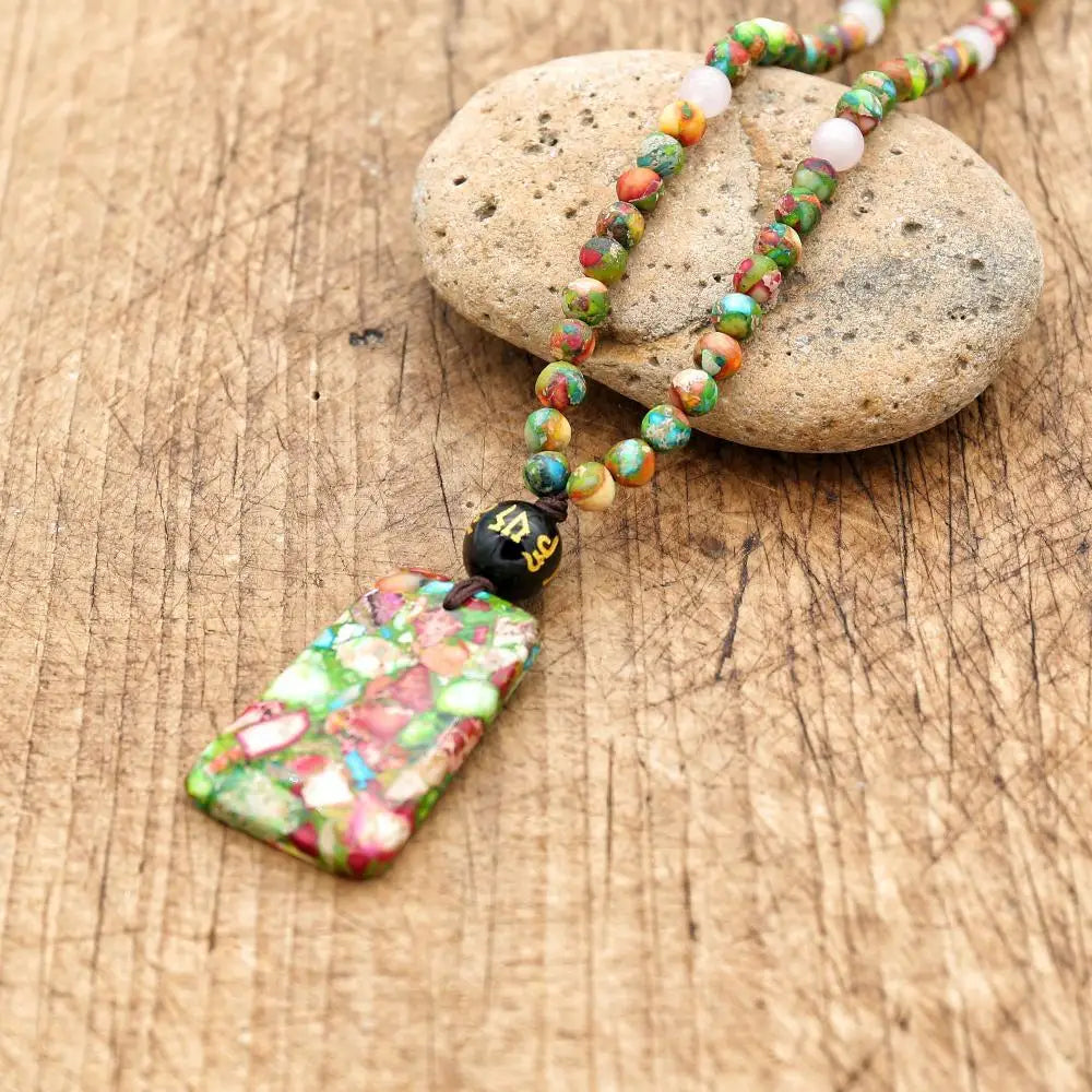 Monolith Sediment Green Necklace