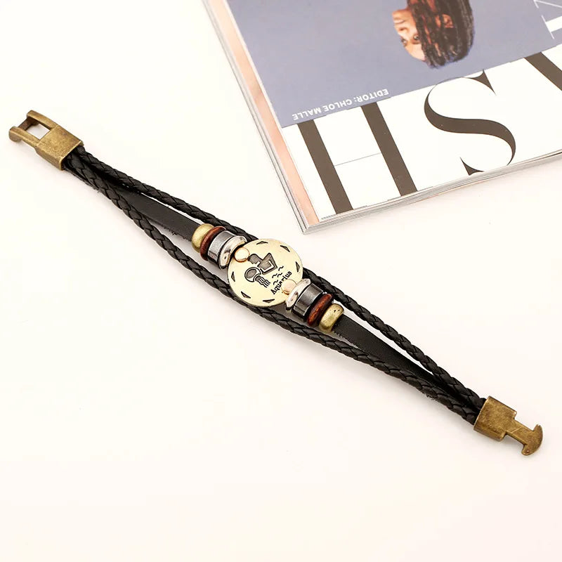 Zodiac Horoscope Braid Bracelet