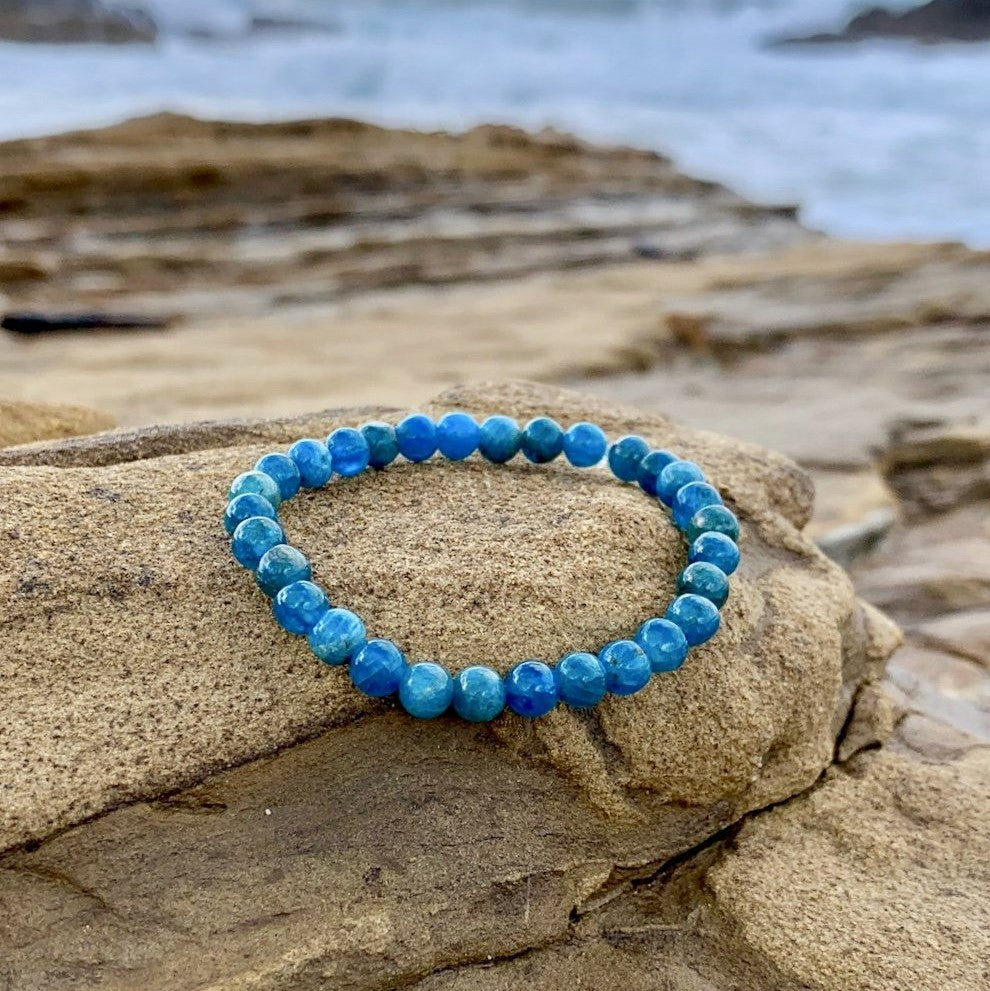 Plentiful Wisdom - Apatite Stone Bracelet 0 - TeamPlanting
