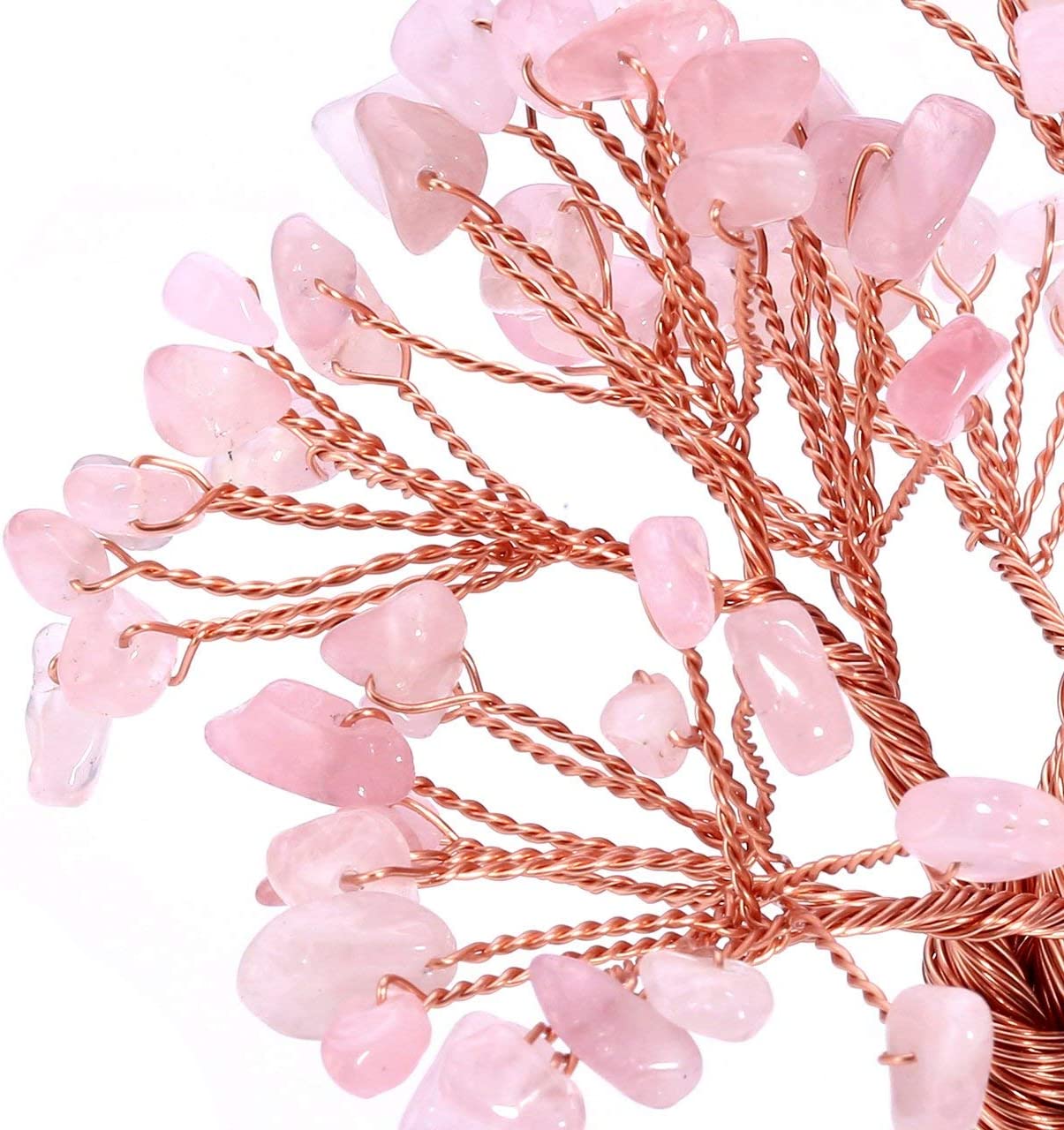 Harmonious Love - Rose Quartz Feng Shui Tree of Life - TeamPlanting
