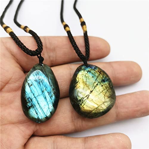 Rejuvenating Spirit - Dragon's Heart Labradorite Necklace - TeamPlanting