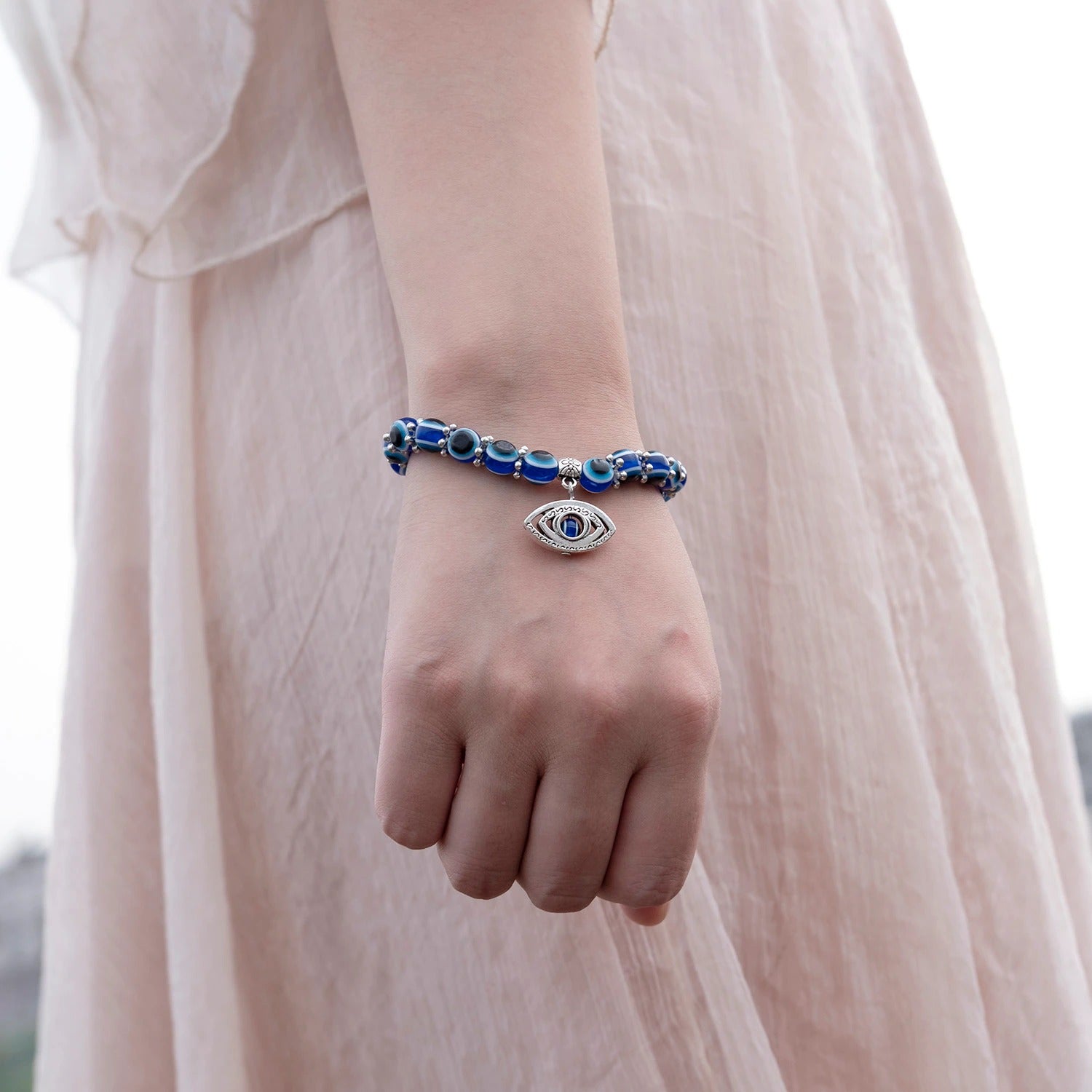 Utmost Protection - Evil Eye Charm Bracelet - TeamPlanting
