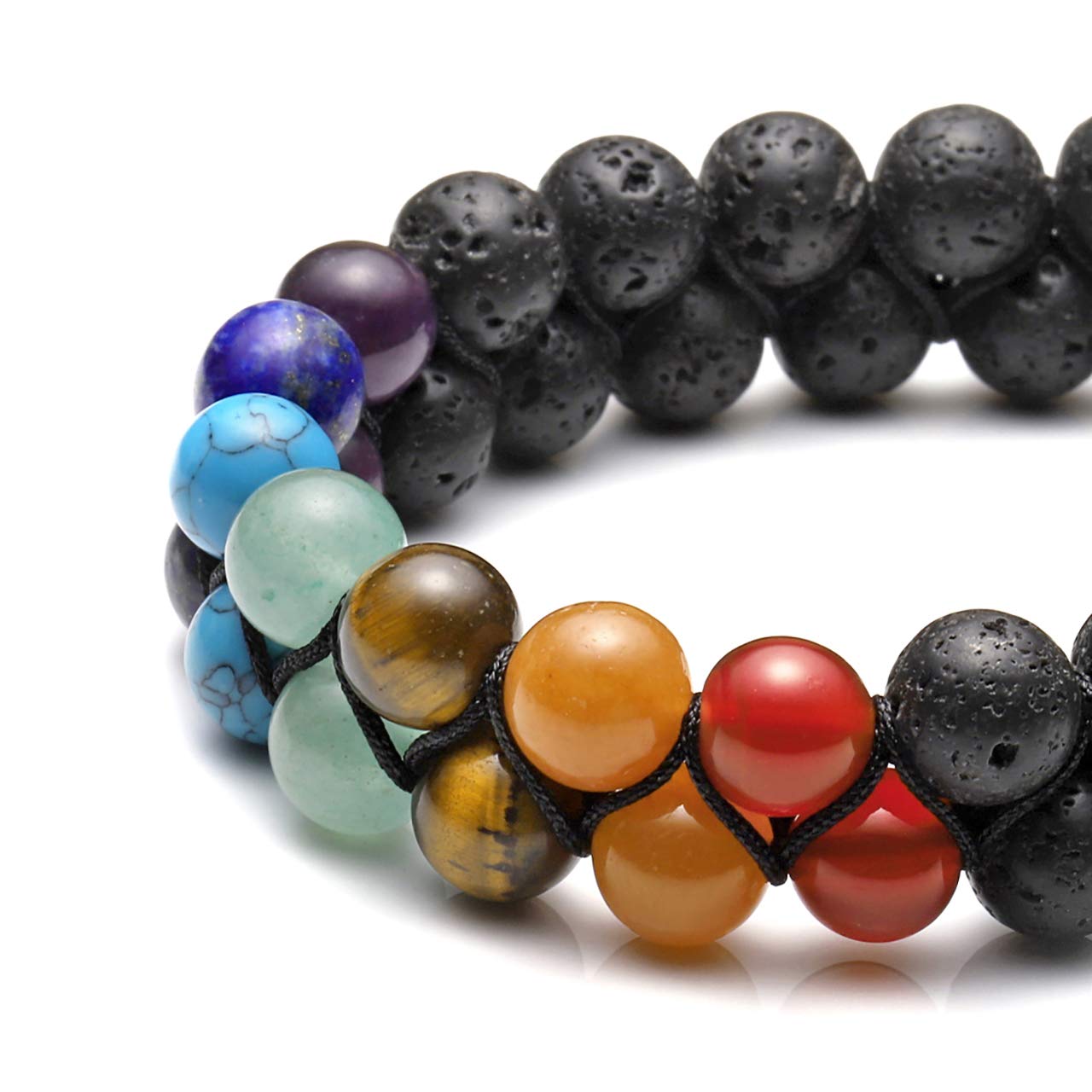 Supreme Grounding - Chakra Lava Dual Bracelet Bracelets - TeamPlanting