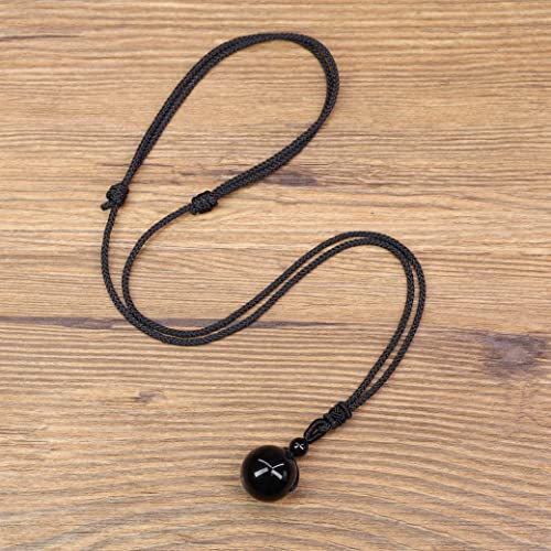 Deep Strength - Black Obsidian Necklace - TeamPlanting