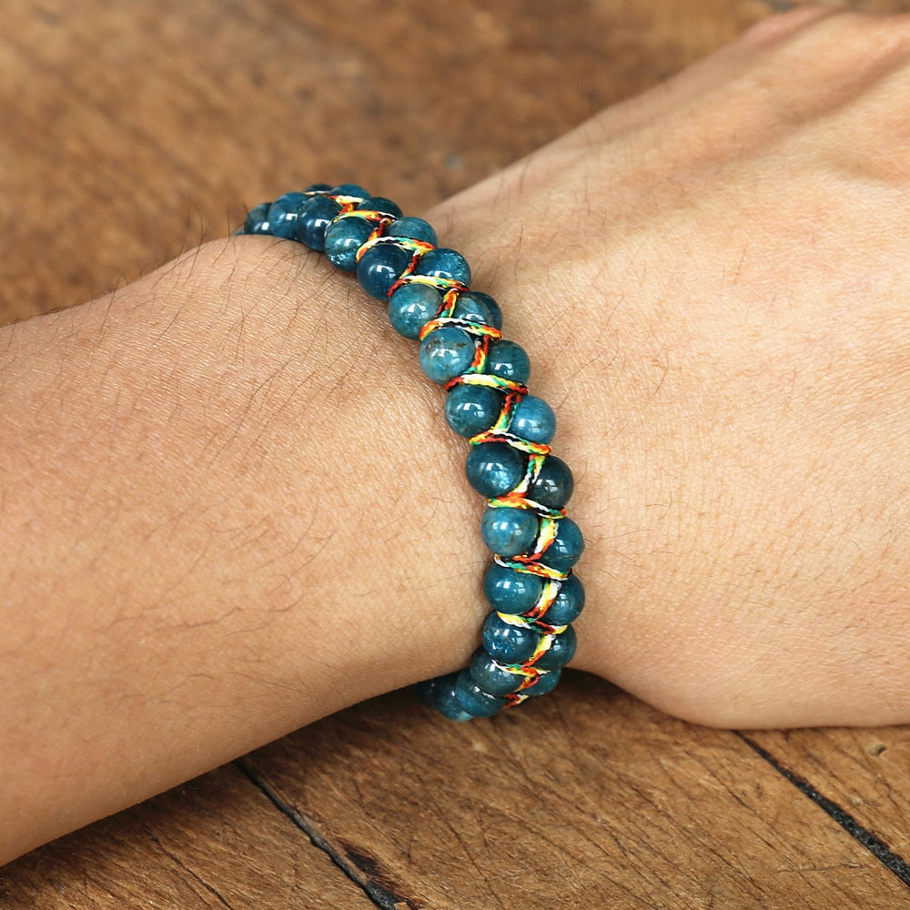 Higher Self - Apatite Stone Bracelet - TeamPlanting