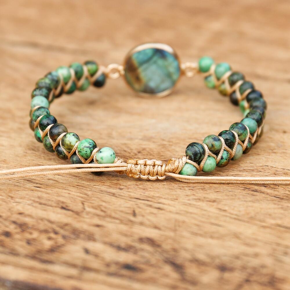 Divine Purity - Labradorite Jasper Bracelet - TeamPlanting