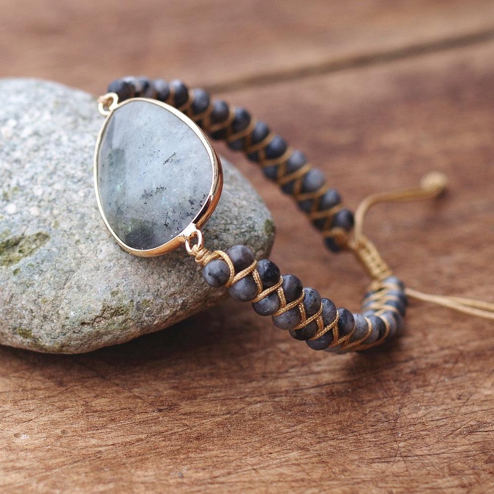 Energetic Shield - Labradorite Stone Bracelet 0 - TeamPlanting
