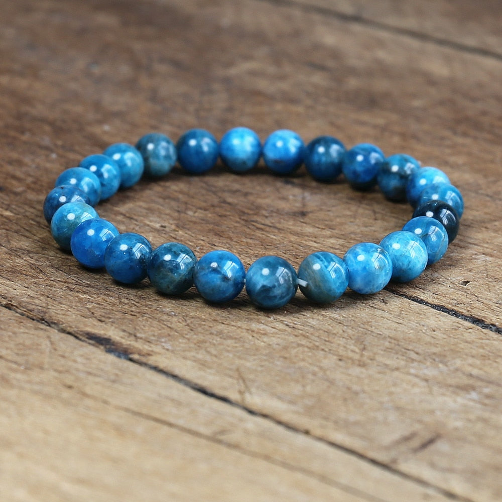 Plentiful Wisdom - Apatite Stone Bracelet 0 - TeamPlanting
