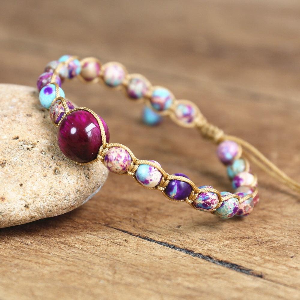 Emotional Healer - Rose Tiger's Eye Bracelet 0 - TeamPlanting