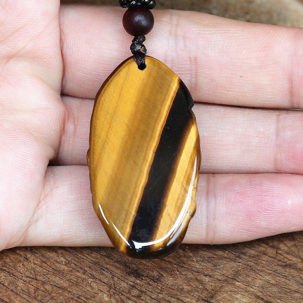 Endless Prosperity - Tiger's Eye Buddha Necklace 0 - TeamPlanting