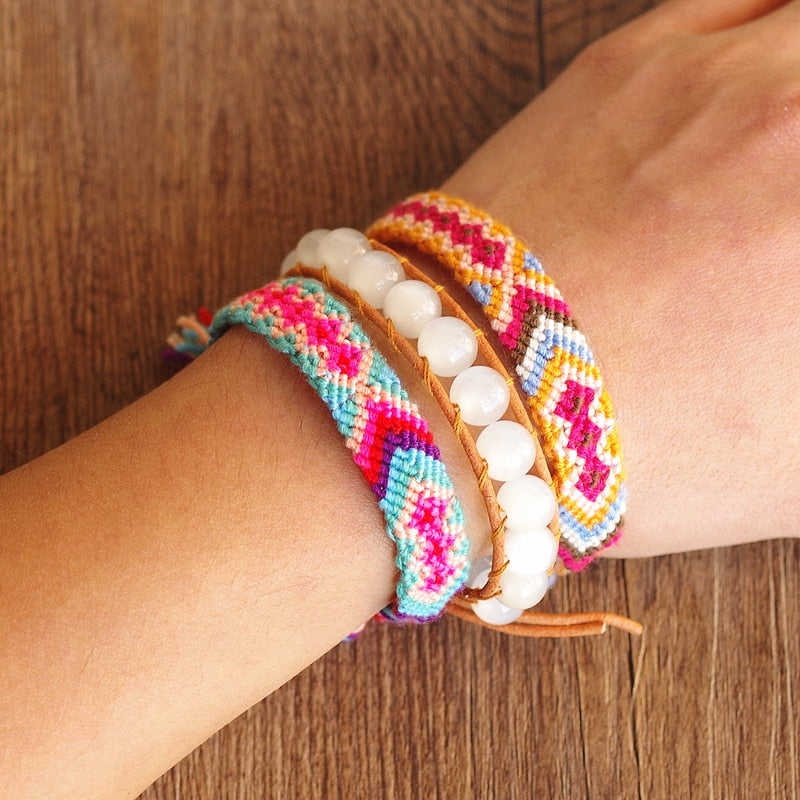 Enthusiasm Generator - Triple Rope Opal Bracelet Stack - TeamPlanting