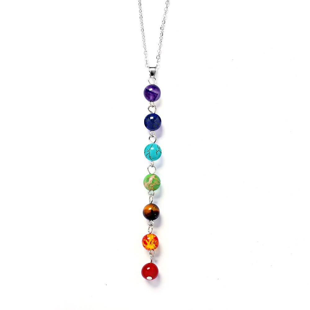 Aligned Vitality - Chakra Crystals Necklace - TeamPlanting