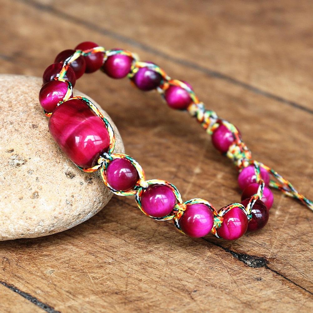 Enlightened Luck - Rose Tiger's Eye Bracelet 0 - TeamPlanting