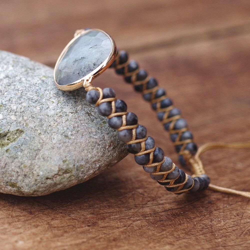 Energetic Shield - Labradorite Stone Bracelet 0 - TeamPlanting
