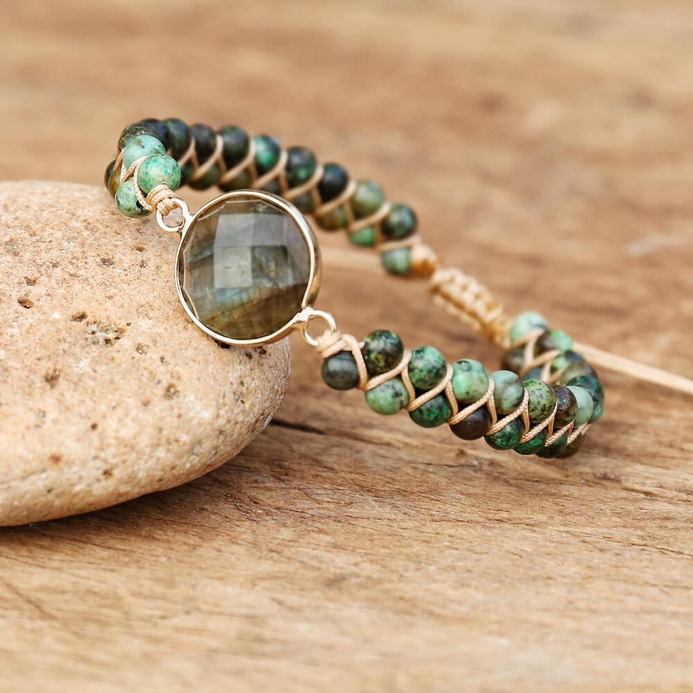 Divine Purity - Labradorite Jasper Bracelet - TeamPlanting