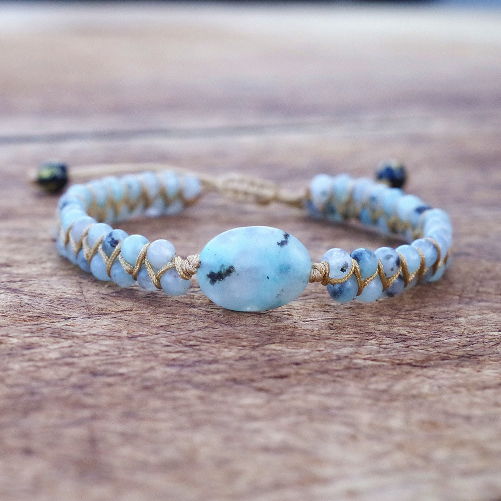 Infinite Possibilities - Amazonite Raw Stone Bracelet - TeamPlanting