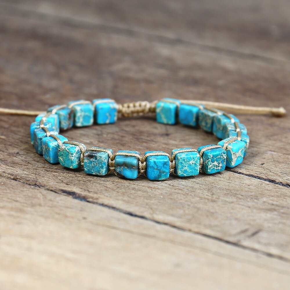 Serene Growth - Turquoise Stone Bracelet - TeamPlanting