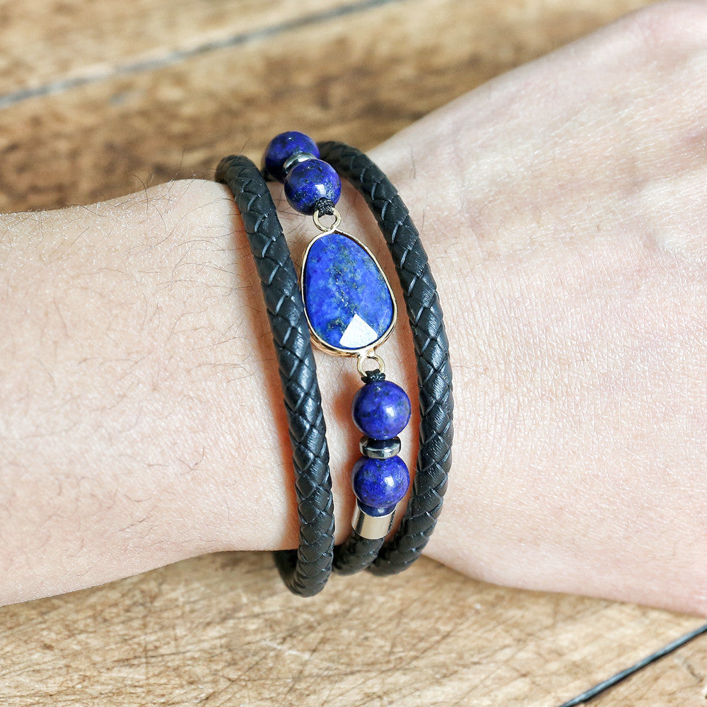 Defenitive Truth - Lapis Lauzuli Braided Bracelet - TeamPlanting